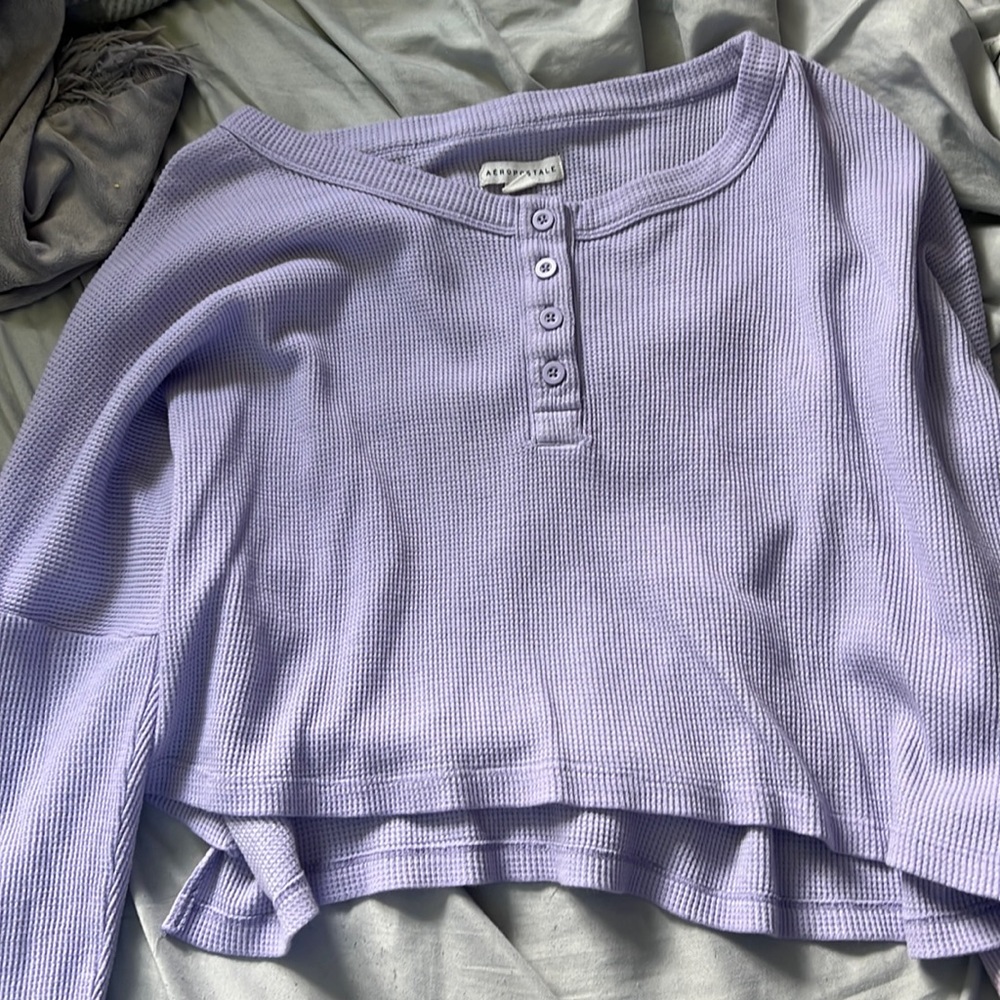Purple sweater/long sleeve